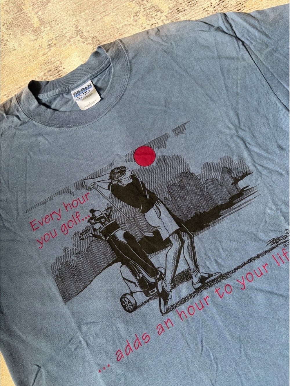 Vintage funny golf tee large